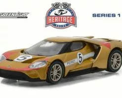 2017 Ford GT Tribute, Gold - Greenlight 13200/48 - 1/64 Scale Diecast Model Toy Car