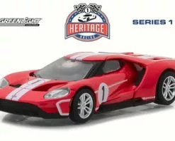 2017 Ford GT Tribute, Red - Greenlight 13200/48 - 1/64 Scale Diecast Model Toy Car