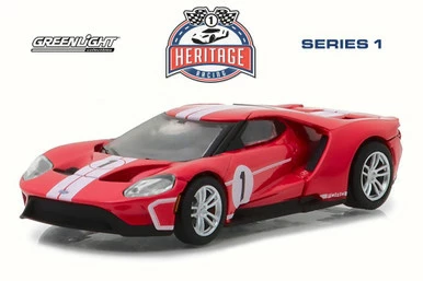 2017 Ford GT Tribute, Red - Greenlight 13200/48 - 1/64 Scale Diecast Model Toy Car 3 2017 Ford GT Tribute, Red - Greenlight 13200/48 - 1/64 Scale Diecast Model Toy Car