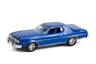1974 Ford Gran Torino Sport, Medium Blue Metallic - Greenlight 13310B - 1/64 Scale Diecast Car 3 1974 Ford Gran Torino Sport, Medium Blue Metallic - Greenlight 13310B - 1/64 Scale Diecast Car