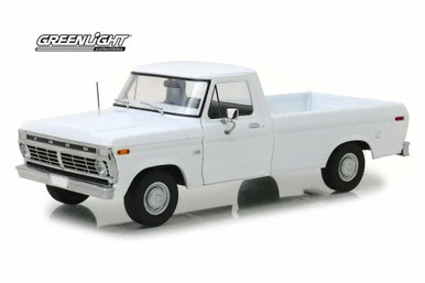 1973 Ford F-100 Pickup Truck, White - Greenlight 13536 - 1/18 Scale Diecast Model Toy Car 3 1973 Ford F-100 Pickup Truck, White - Greenlight 13536 - 1/18 Scale Diecast Model Toy Car