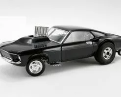 1969 Ford Mustang Gasser Show Stopper, Triple Gloss Black - GMP 18932B - 1/18 Scale Diecast Car