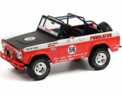 1969 Ford Baja Bronco #56 Purolator Tribute Edition, Red - Greenlight 19104 - 1/18 Scale Diecast Car