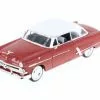 1953 Ford Crestline Victoria, Red W/ White - Welly 22093WR - 1/24 Scale Diecast Model Toy Car -Diecast Cars Store 22093wr wly 1953 ford crestline victoria 124 5 AZ 39929.1610381097.386.513