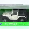2007 Jeep Wrangler Rubicon Hard Top, Cream- Welly 22489HW-WH - 1/24 Scale Diecast Model Toy Car -Diecast Cars Store 22489hw wh wly white 1 az az 18522.1663020114.386.513