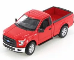 2015 Ford F-150 Regular Cab Pick Up, Red - Welly 24063WR - 1/24 Scale Diecast Model Toy Car