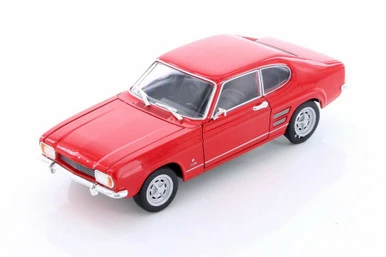 1969 Ford Capri Hardtop, Red - Welly 24069WR - 1/24 Scale Diecast Model Toy Car 3 1969 Ford Capri Hardtop, Red - Welly 24069WR - 1/24 Scale Diecast Model Toy Car