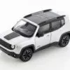 Jeep Renegade Trailhawk, Silver - Welly 24071/4D - 1/24 Scale Diecast Model Toy Car
