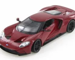 2017 Ford GT, Blood Red - Welly 24082/4D - 1/24 Scale Diecast Model Toy Car