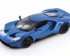 2017 Ford GT, Blue - Welly 24082WBU - 1/24 Scale Diecast Model Toy Car