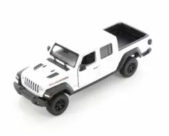 2020 Jeep Gladiator Pickup Truck, White - Welly 24103WWT - 1/27 Scale Diecast Model Toy Car