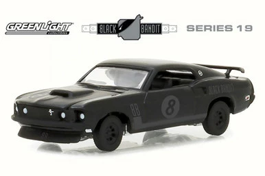 1969 Ford Mustang, Black - Greenlight 27950B/48 - 1/64 Scale Diecast Model Toy Car 3 1969 Ford Mustang, Black - Greenlight 27950B/48 - 1/64 Scale Diecast Model Toy Car