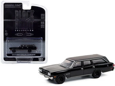 ModelToyCars 1970 Plymouth Satellite Station Wagon, Black - Greenlight 28050A/48 - 1/64 Scale Diecast Car 3 ModelToyCars 1970 Plymouth Satellite Station Wagon, Black - Greenlight 28050A/48 - 1/64 Scale Diecast Car