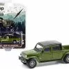 2021 Jeep Gladiator Pickup Truck, Green - Greenlight 28080F/48 - 1/64 Scale Diecast Model Toy Car -Diecast Cars Store 28080f gl green 2021 jeep gladiator pickup truck diecast toy car 1 56156.1637343919.386.513