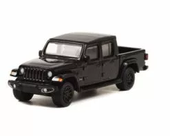 2021 Jeep Gladiator Pickup W/ Bed Cover, Black - Greenlight 28090E/48 - 1/64 Scale Diecast Car