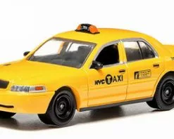 2011 Ford Crown Victoria NYC Taxi Cab, Yellow - Greenlight 29773 - 1/64 Scale Diecast Model Toy Car