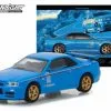 2001 Nissian Skyline GT-R, Blue - Greenlight 29944/48 - 1/64 Scale Diecast Model Toy Car -Diecast Cars Store 29944 48 GL BFGoodrich 2001 Nissan Skyline 164 1 BLUE AZ 64323.1610379436.386.513