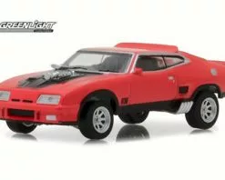 1973 Ford Falcon XB, Red W/ Black - Greenlight 29946/48 - 1/64 Scale Diecast Model Toy Car