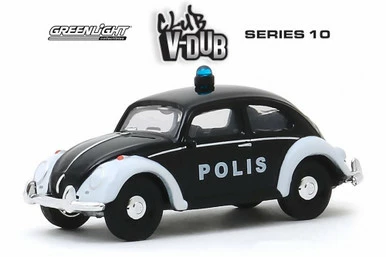 Volkswagen Beetle Police Car - Polis Trollveggen, Norway - Greenlight 29980F - 1/64 Diecast Car 3 Volkswagen Beetle Police Car - Polis Trollveggen, Norway - Greenlight 29980F - 1/64 Diecast Car
