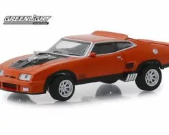 1973 Ford Falcon XB Custom, Orange W/Black Stripes - Greenlight 30041 - 1/64 Scale Diecast Car