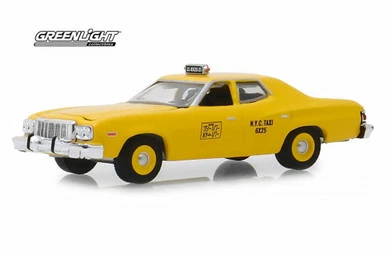 1975 Ford Torino, NYC Taxi Cab - Greenlight 30058/48 - 1/64 Scale Diecast Model Toy Car 3 1975 Ford Torino, NYC Taxi Cab - Greenlight 30058/48 - 1/64 Scale Diecast Model Toy Car