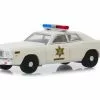 1977 Plymouth Fury Hazzard County Sheriff, Cream/Ivory - Greenlight 30110/48 - 1/64 Diecast Car 1 1977 Plymouth Fury Hazzard County Sheriff, Cream/Ivory - Greenlight 30110/48 - 1/64 Diecast Car -Diecast Cars Store 30110 48 GL 1977 Plymouth Fury Hazzard County Sheriff 164 1 21748.1645052792.386.513