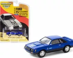 ModelToyCars 1979 Ford Cobra T5, Blue Glow - Greenlight 30205/48 - 1/64 Scale Diecast Model Toy Car