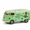 St Patrick's Day Volkswagen Type 2 Panel Van, Light Green - Greenlight 30252, 1/64 Diecast Car -Diecast Cars Store 30252 48 GL VW Type 2 Panel Van St Patricks Day 164 1 49705.1621547410.386.513
