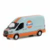 Greenlight 2019 Ford Transit High Roof Gulf Oil 30260/48 1/64 Scale Diecast Model Toy Car -Diecast Cars Store 30260 48 GL 2019 Ford Transit LWB High Roof GULF Oil 164 1 83912.1650414768.386.513
