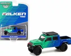 Greenlight Falken Tires 2021 Jeep Gladiator Pickupw/Off-Road Parts 30298/48 1/64 Scale Diecast Model Toy Car
