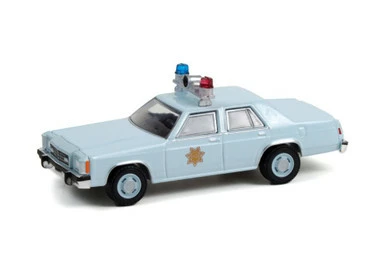 1982 Ford LTD-S - County Sheriff, Light Blue - Greenlight 30304/48 - 1/64 Scale Diecast Car 3 1982 Ford LTD-S - County Sheriff, Light Blue - Greenlight 30304/48 - 1/64 Scale Diecast Car
