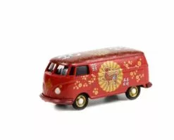 Chinese Zodiac 2022 Year Of The Tiger Volkswagen Type 2 Panel Van, Gold And Red - Greenlight 30320/48 - 1/64 Scale Diecast Model Toy Car