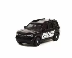 2021 Ford Bronco Sport - Police Interceptor, Black - Greenlight 30339 - 1/64 Scale Diecast Car