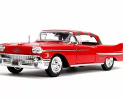 Jada Toys 1958 Cadillac Series 62 With Freddy Krueger Figure 31102 - 1/24 Scale Diecast Model Toy Car