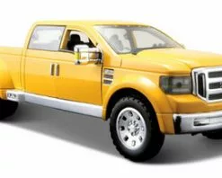 Ford Mighty F350 Super Duty Pick-up, Yellow - Maisto 31213YL - 1/31 Scale Diecast Model Toy Car