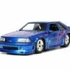 1989 Ford Mustang GT, Candy Blue - Jada Toys 31379 - 1/24 Scale Diecast Model Toy Car -Diecast Cars Store 31379 JADA 1989 Ford Mustang GT I LOVE THE 80s 124 1 31042.1654707315.386.513