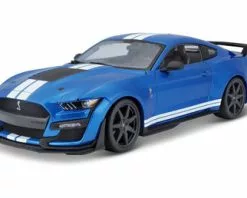 ModelToyCars 2020 Ford Mustang Shelby GT500, Blue - Maisto 31388BU - 1/18 Scale Diecast Model Toy Car