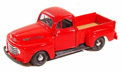 1948 Ford F-1 Pickup Truck, Red - Maisto 31935 - 1/25 Scale Diecast Model Toy Car 3 1948 Ford F-1 Pickup Truck, Red - Maisto 31935 - 1/25 Scale Diecast Model Toy Car