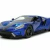 2017 Ford GT, Candy Blue - Jada Toys 32720/4 - 1/24 Scale Diecast Model Toy Car 2 2017 Ford GT, Candy Blue - Jada Toys 32720/4 - 1/24 Scale Diecast Model Toy Car -Diecast Cars Store 32720 4 JADA HyperSpec 2017 Ford GT 124 1 32516.1637363387.386.513