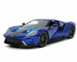 2017 Ford GT, Candy Blue - Jada Toys 32720/4 - 1/24 Scale Diecast Model Toy Car