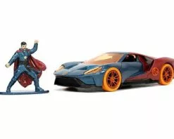 2017 Ford GT With Doctor Strange Diecast Figurine, Avengers - Jada Toys 33360 - 1/32 Diecast Car