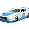1973 Ford Mustang Mach 1 "MSP, White /Blue - Jada Toys 33858 - 1/24 Scale Diecast Model Toy Car 1 1973 Ford Mustang Mach 1 "MSP, White /Blue - Jada Toys 33858 - 1/24 Scale Diecast Model Toy Car -Diecast Cars Store 33858 JADA BTM 1973 Ford Mustang Mach 1 MSP 124 1 68638.1662664365.386.513