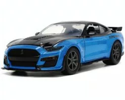 2015 Ford Mustang Shelby GT500, Blue - Jada Toys 33881 - 1/24 Scale Diecast Model Toy Car