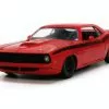 1973 Plymouth Barracuda, Red - Jada Toys 34037/4 - 1/24 Scale Diecast Model Toy Car -Diecast Cars Store 34037 4 JADA BTM 1973 Plymouth Barracuda 124 1 99987.1663595566.386.513