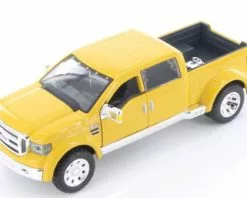 Ford Mighty F-350 Super Duty Pickup, Yellow - Showcasts 34213 - 1/31 Scale Diecast Model Toy Car