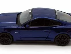 2015 Ford Mustang Hard Top, Blue - Showcasts 34508 - 1/24 Scale Diecast Model Toy Car