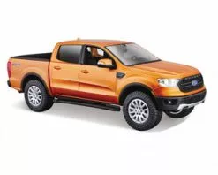 2019 Ford Ranger Pickup Truck, Orange - Showcasts 34521 - 1/27 Scale Diecast Model Toy Car