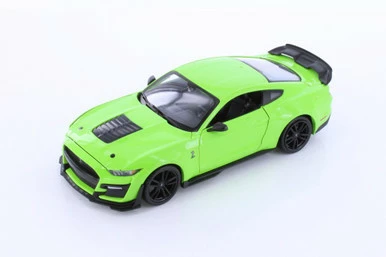 2020 Ford Mustang Shelby GT500, Green - Showcasts 34532 - 1/24 Scale Diecast Model Toy Car 3 2020 Ford Mustang Shelby GT500, Green - Showcasts 34532 - 1/24 Scale Diecast Model Toy Car