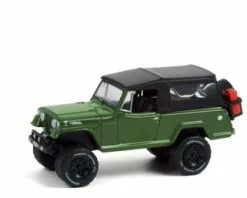 Greenlight 1968 Jeep Jeepster Commando W/ Soft Top Off-Road Parts 35190A/48 - 1/64 Scale Diecast Model Toy Car