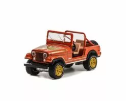 1981 Jeep  CJ-7 Golden Eagle, Russet Brown - Greenlight 35230C/48 - 1/64 Scale Diecast Car